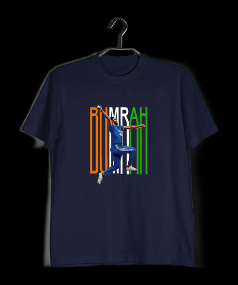 Quirkipedia Bumrah Cricket Sports summer-22 Mens TShirts